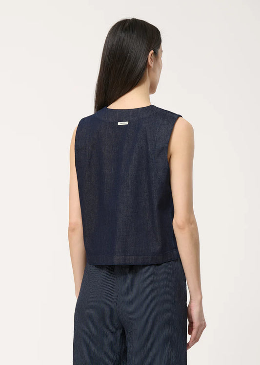 Veste sans manches denim Humility