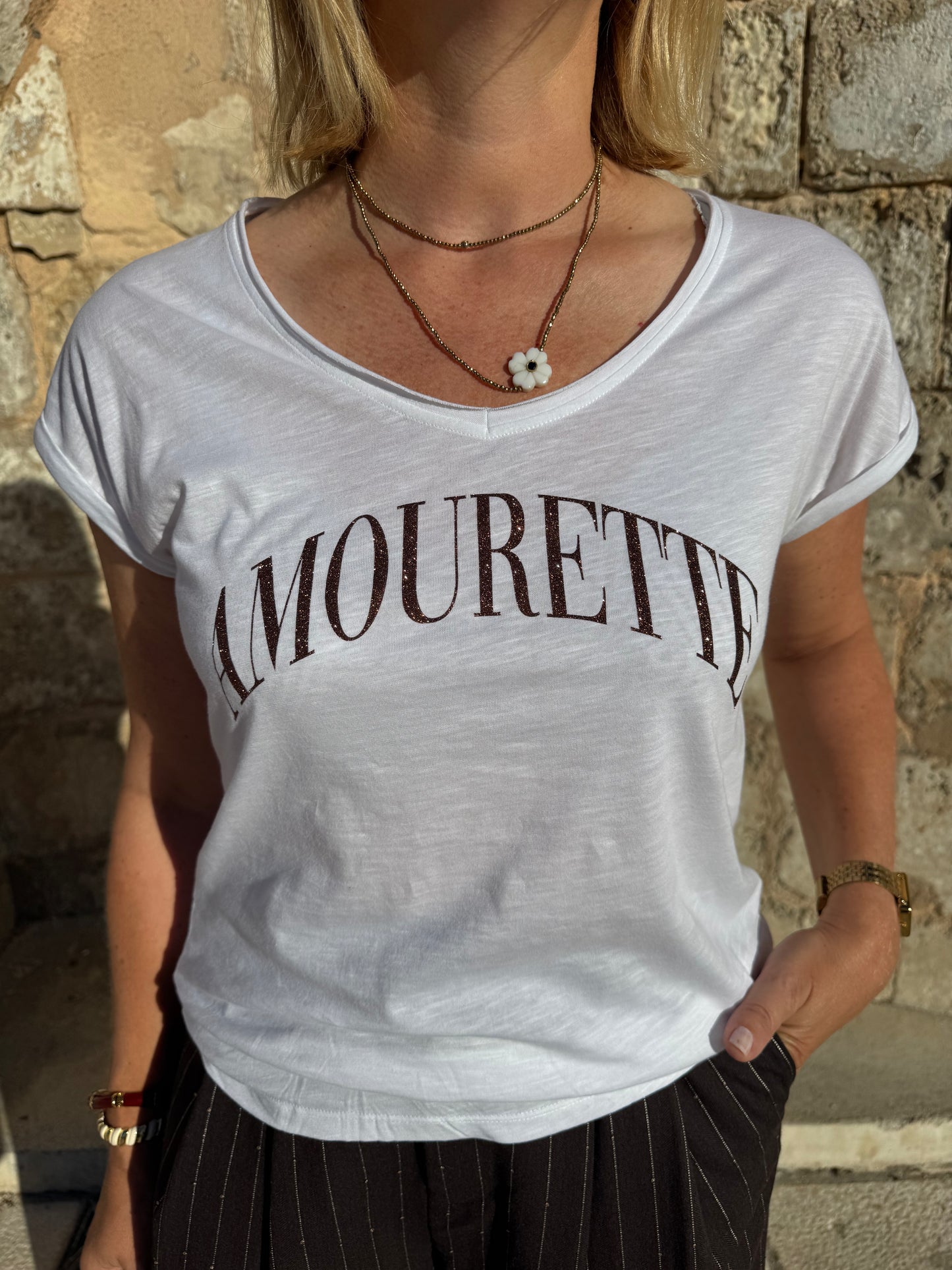 T-shirt "Amourette" chez Anouk et Ninon