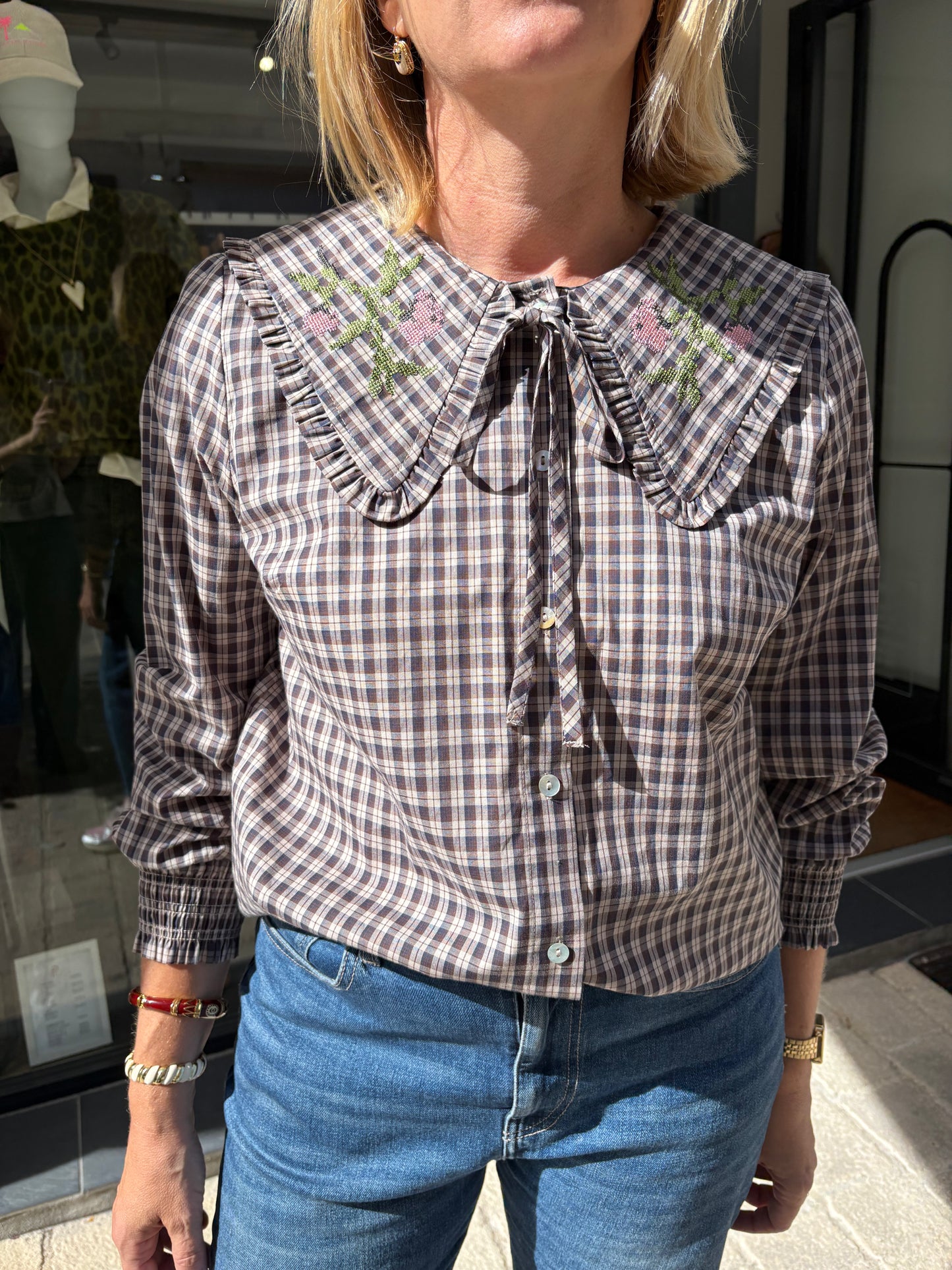 Chemise à carreaux "Riya" chez Numph