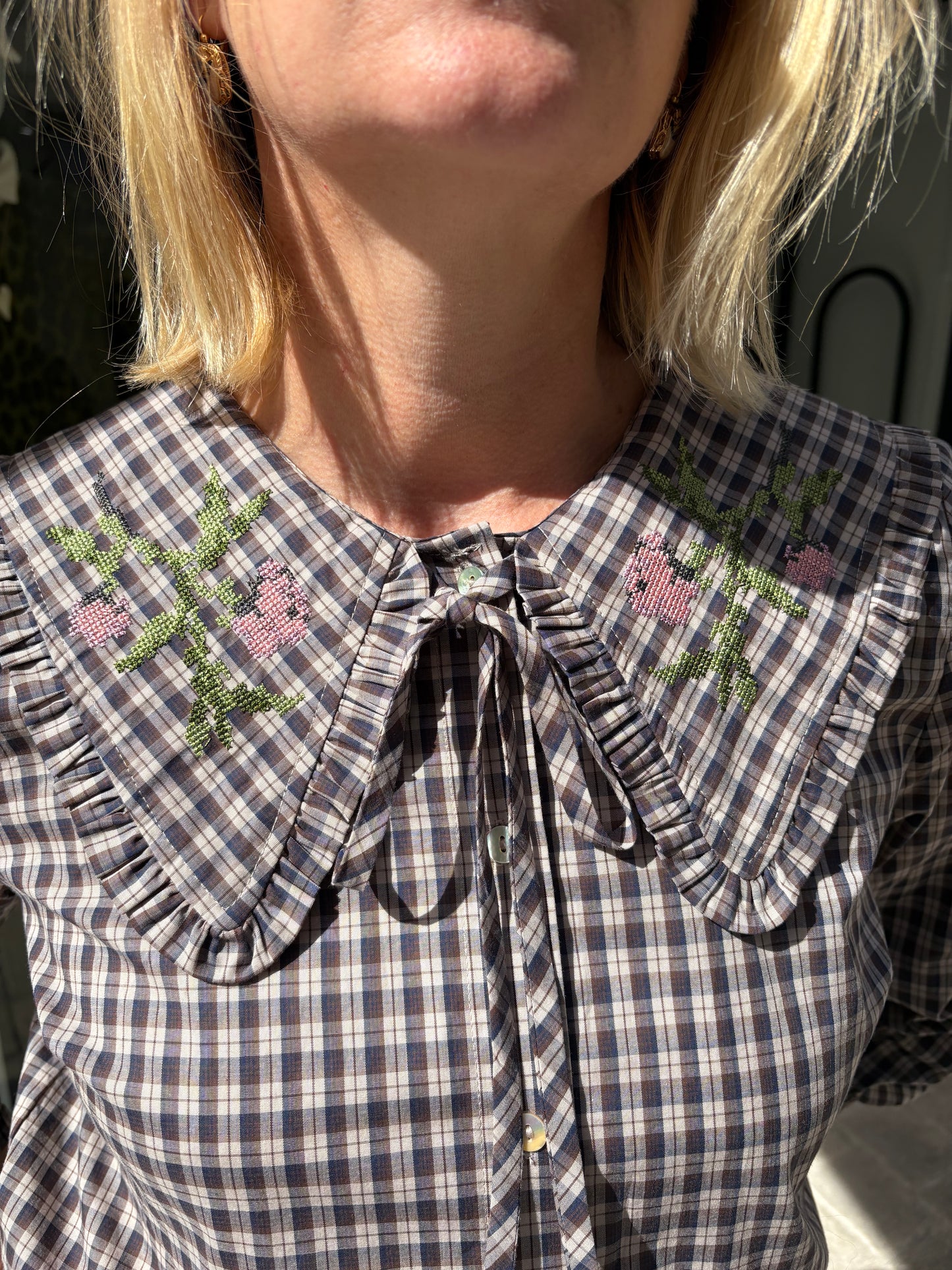 Chemise à carreaux "Riya" chez Numph