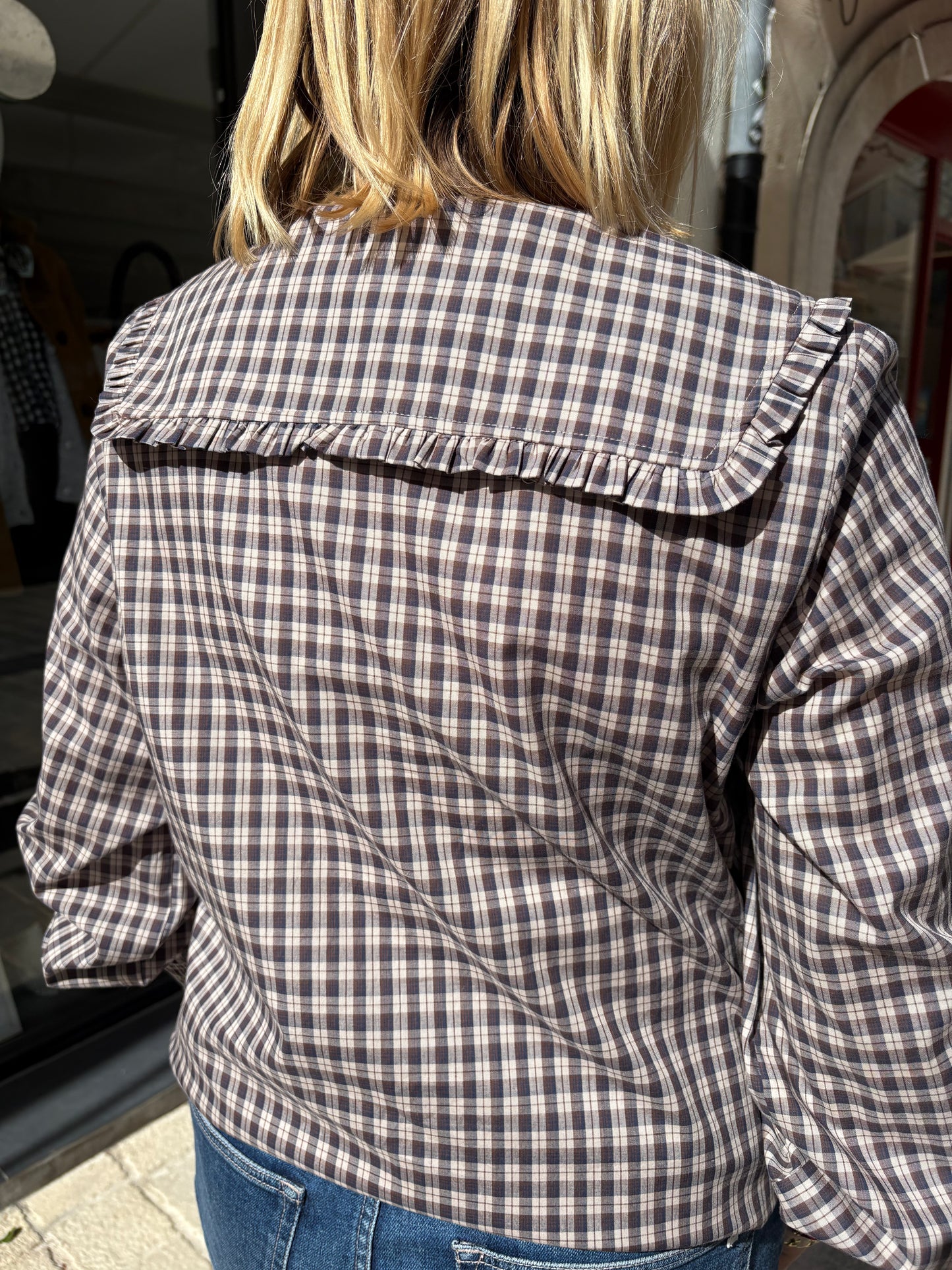 Chemise à carreaux "Riya" chez Numph
