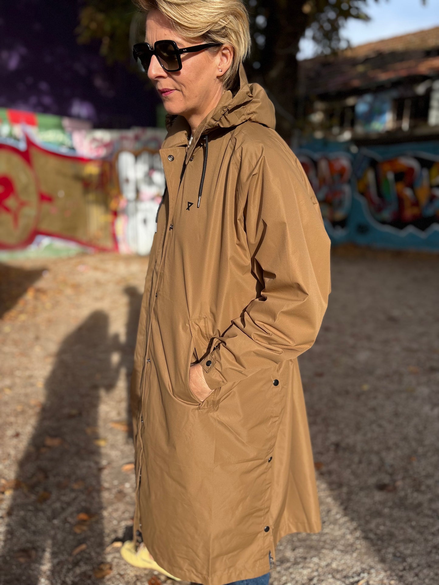 Trench coat imperméable chez Fudoon