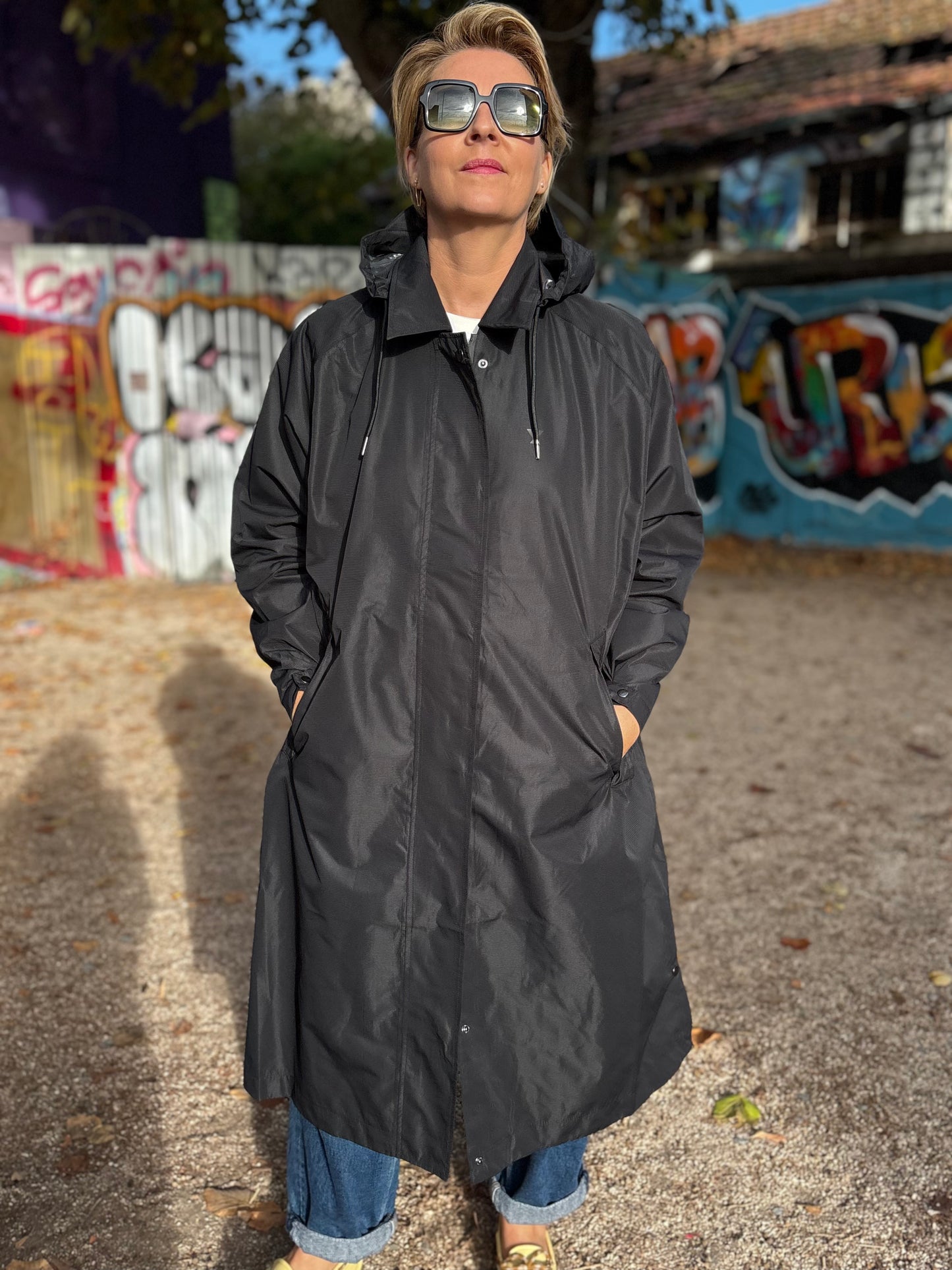 Trench coat imperméable chez Fudoon