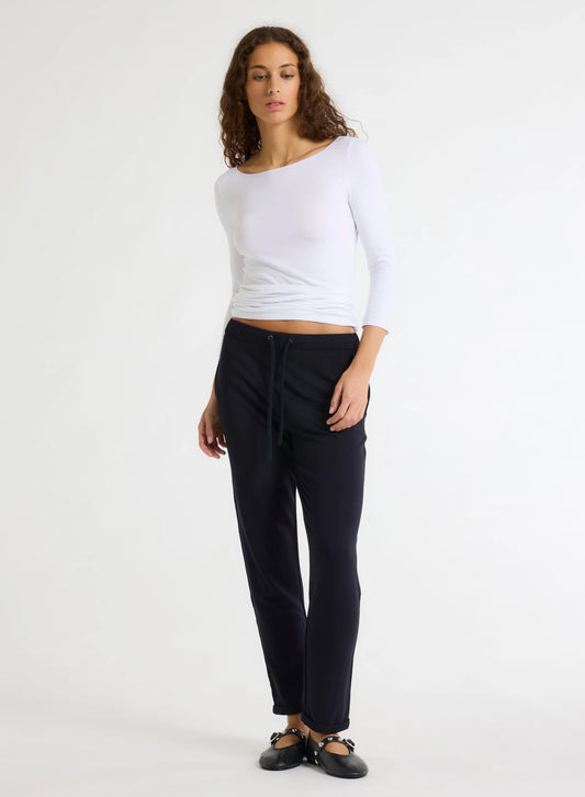 Pantalon doux à revers Majestic Filatures