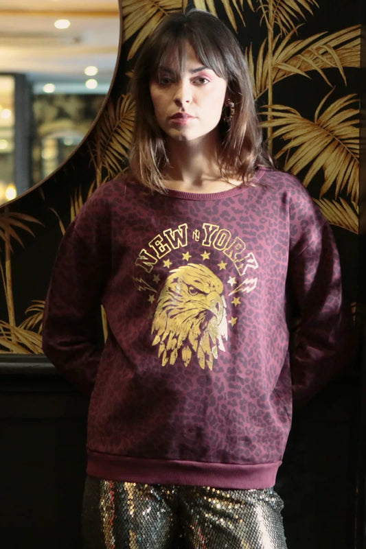 Sweat motif aigle NINE Tees
