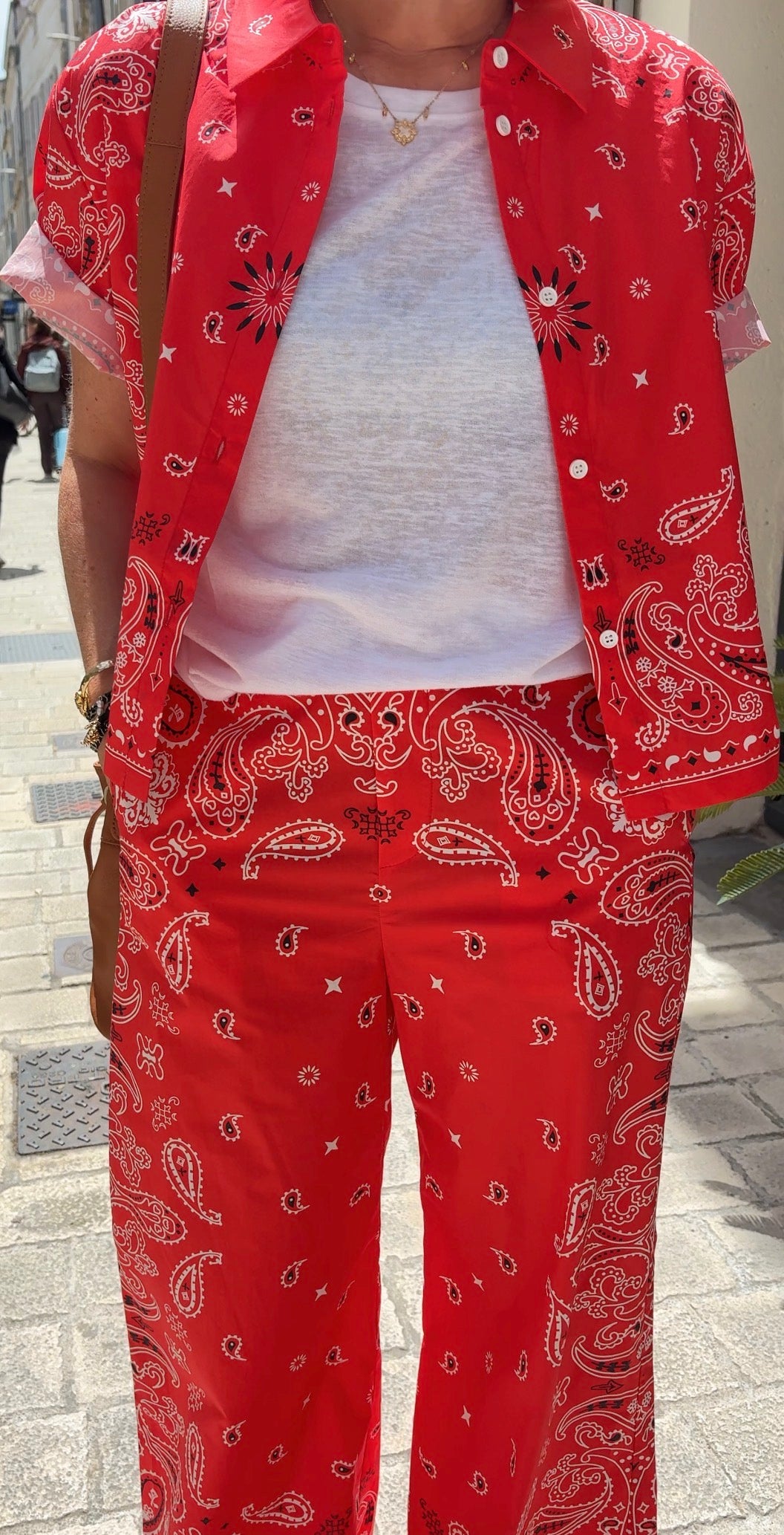 Pantalon large bandana "Jessy" chez Suncoo