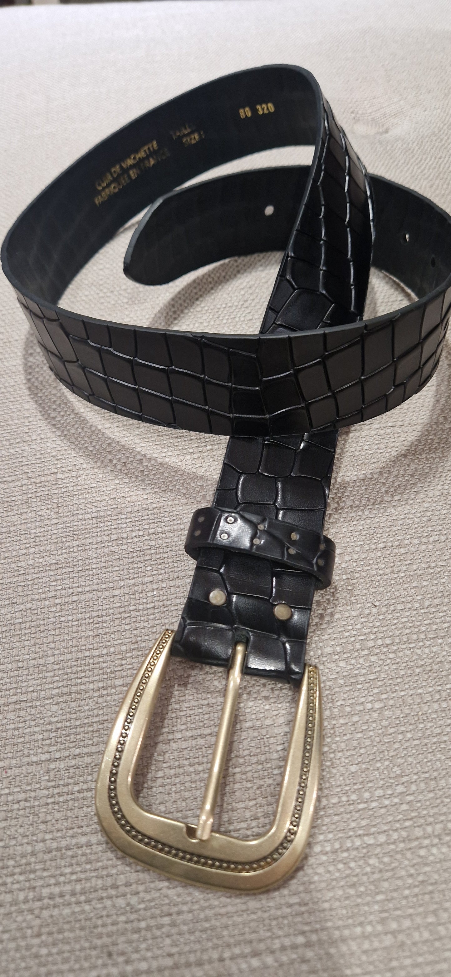 Ceinture "Peace" Faune