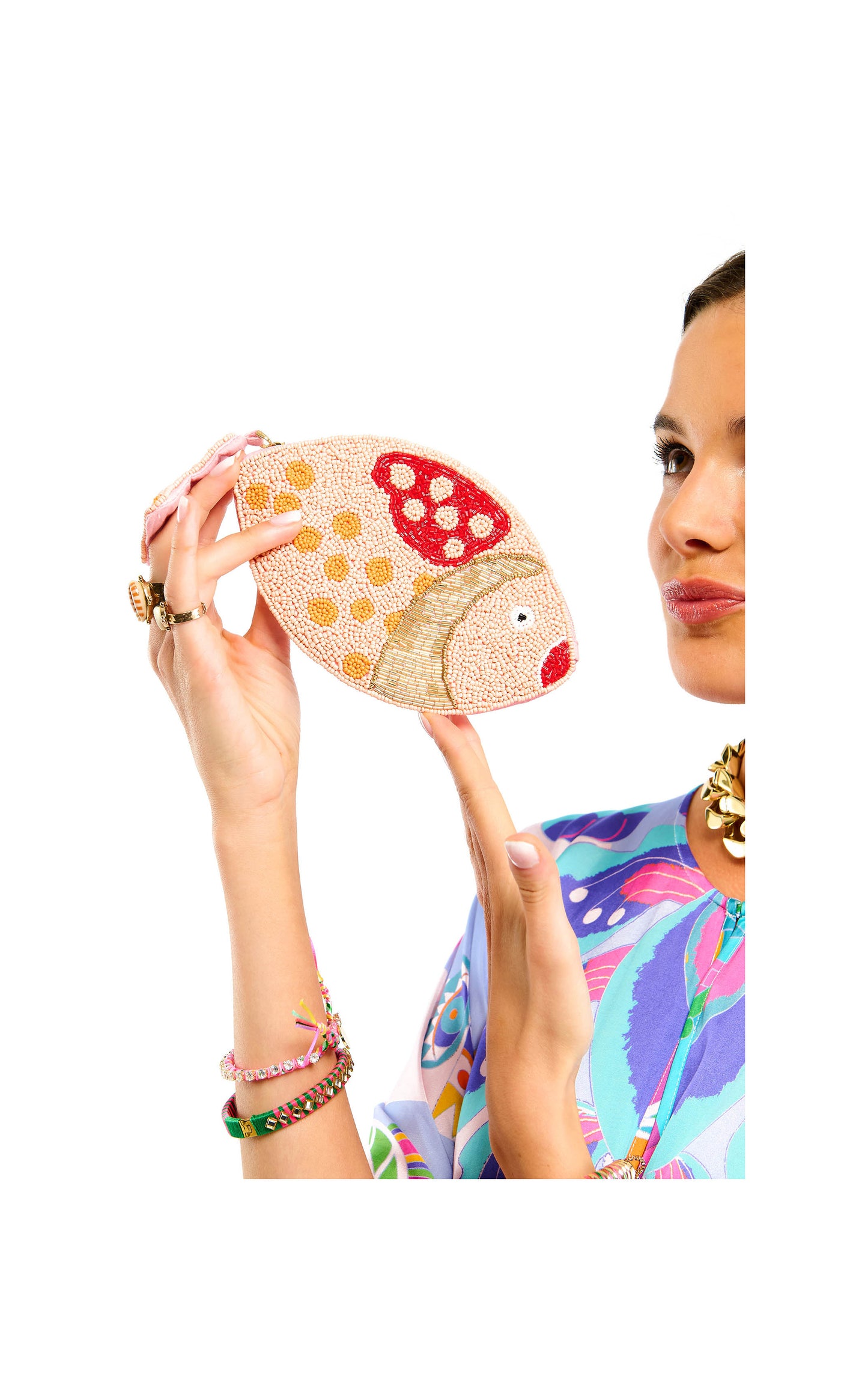 Mini pochette poisson "Duncana" chez Wild