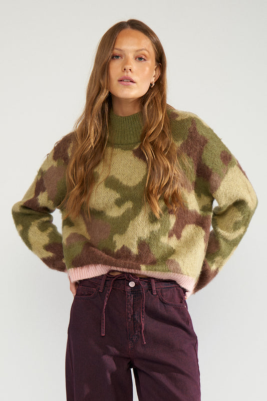Pull col montant "Camu" chez Nümph