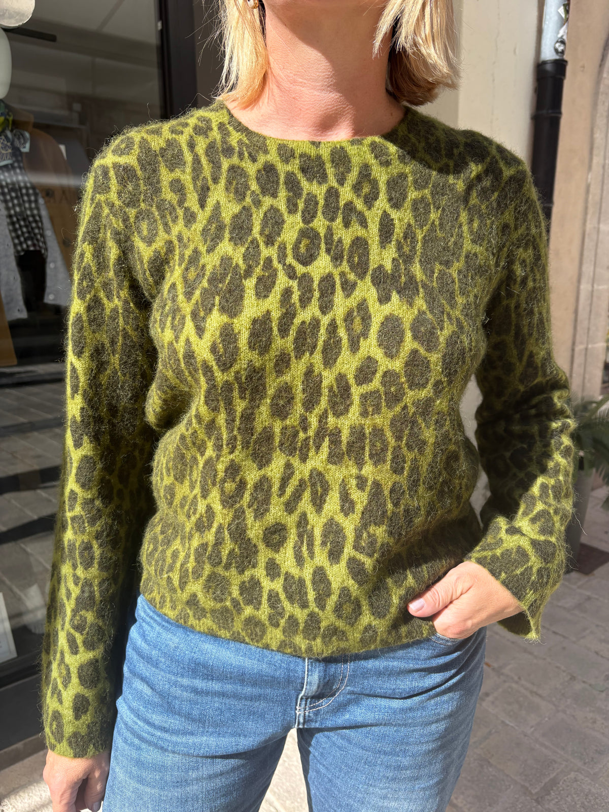 Pull manches longues "Riette" façon léo chez Nümph