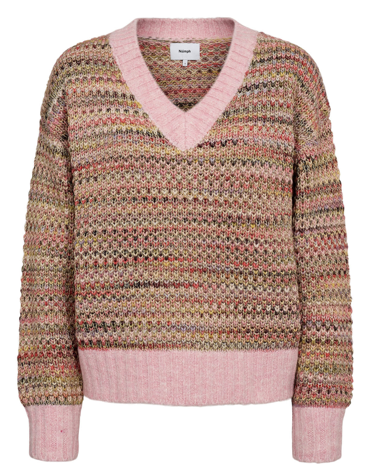 Pull col V "Samia" chez Nümph