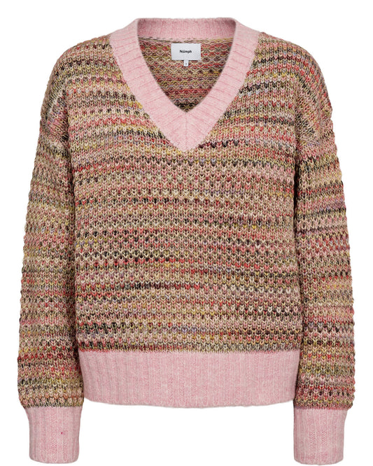 Pull col V "Samia" chez Nümph