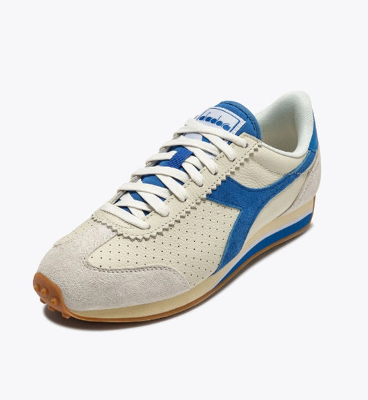 Basket basse bleu "Rally punched" chez Diadora
