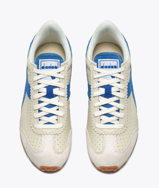 Basket basse bleu "Rally punched" chez Diadora