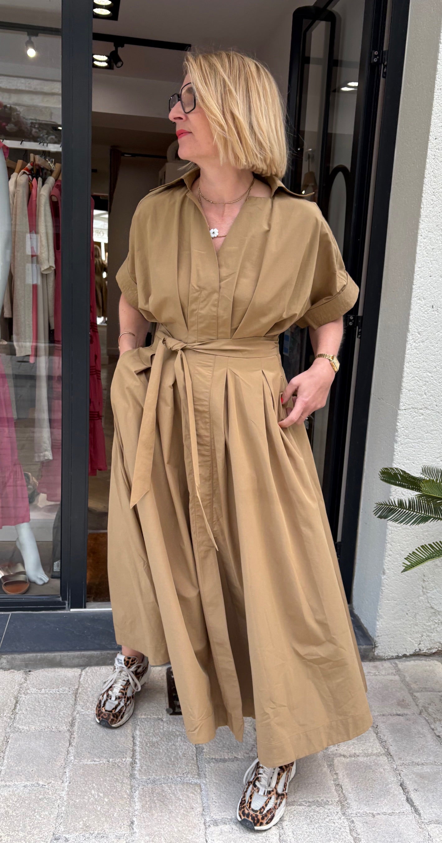 Robe longue manches courtes "Destin" The Good Family