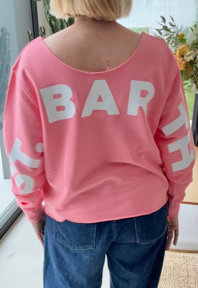 Sweat corail "Maeva" chez Marcello