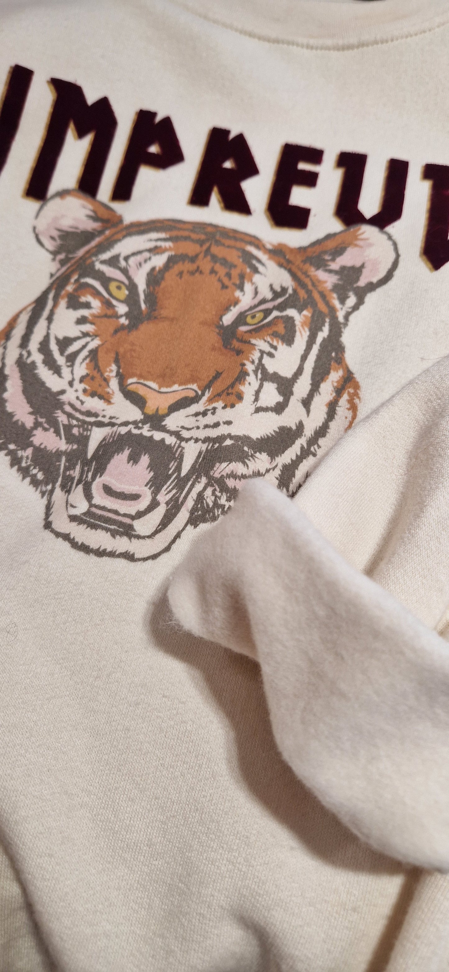Sweat "Tiger" Imprevu