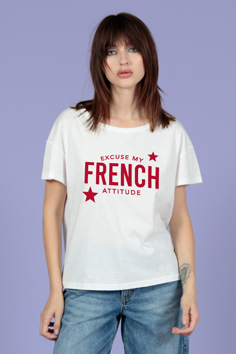 T-shirt manches courtes "French" Stay Cute