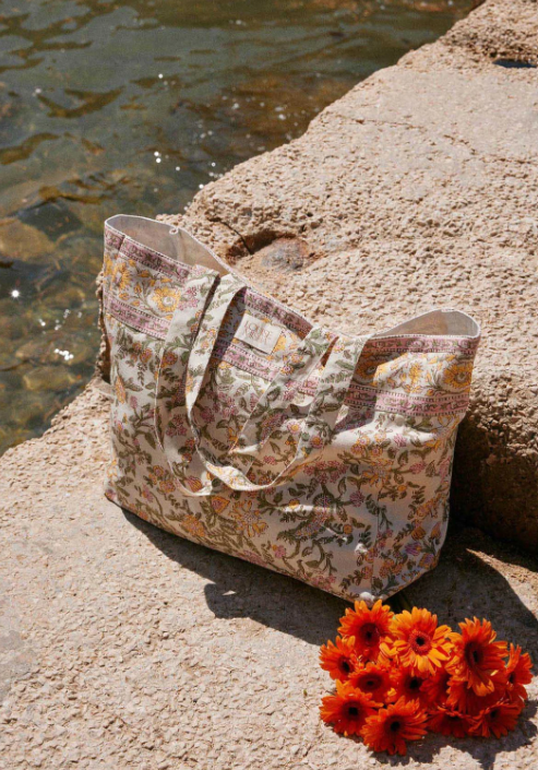 Totebag fleuri Louise Misha