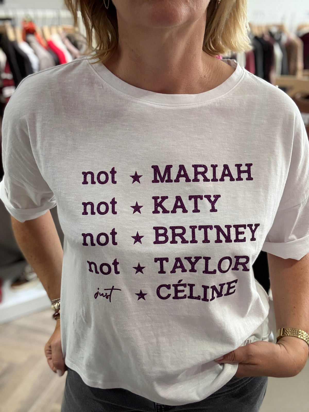 T-shirt manches courtes "Just Céline" chez Anouk & Ninon