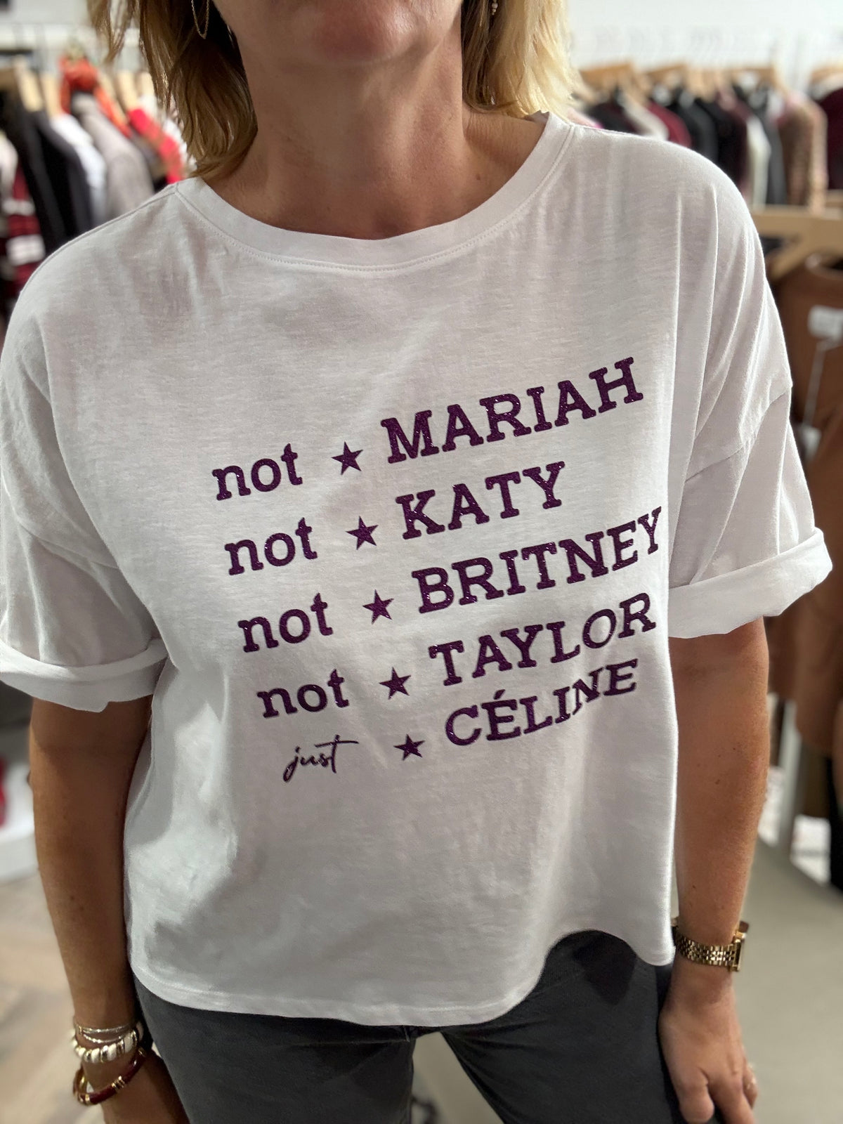 T-shirt manches courtes "Just Céline" chez Anouk & Ninon