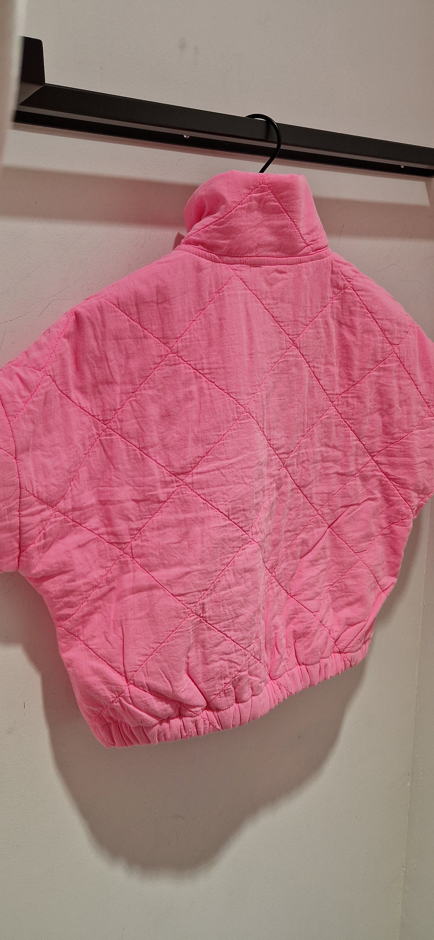 Veste courte rose délavé "Violeta" Anouk & Ninon