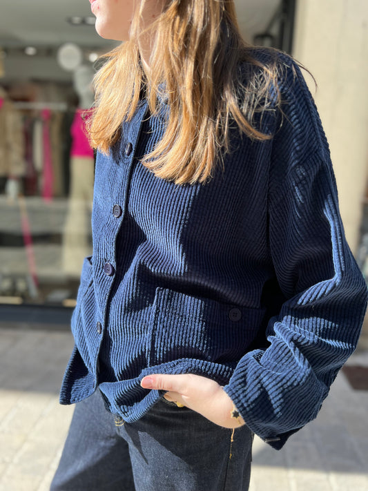 Veste velours "Zoé" Drolatic