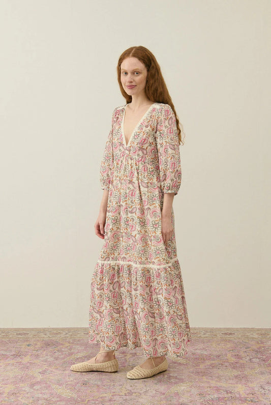 Robe longue fleurie Louise Misha