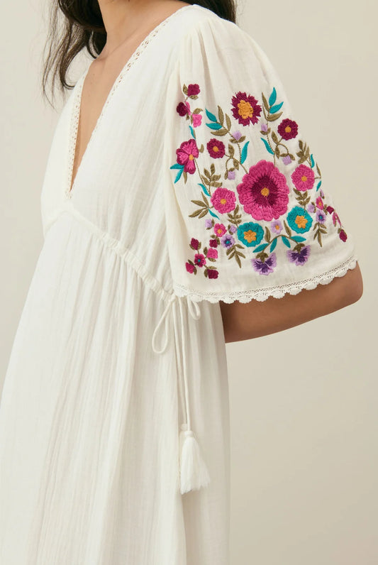 Robe longue en gaze de coton Louise Misha