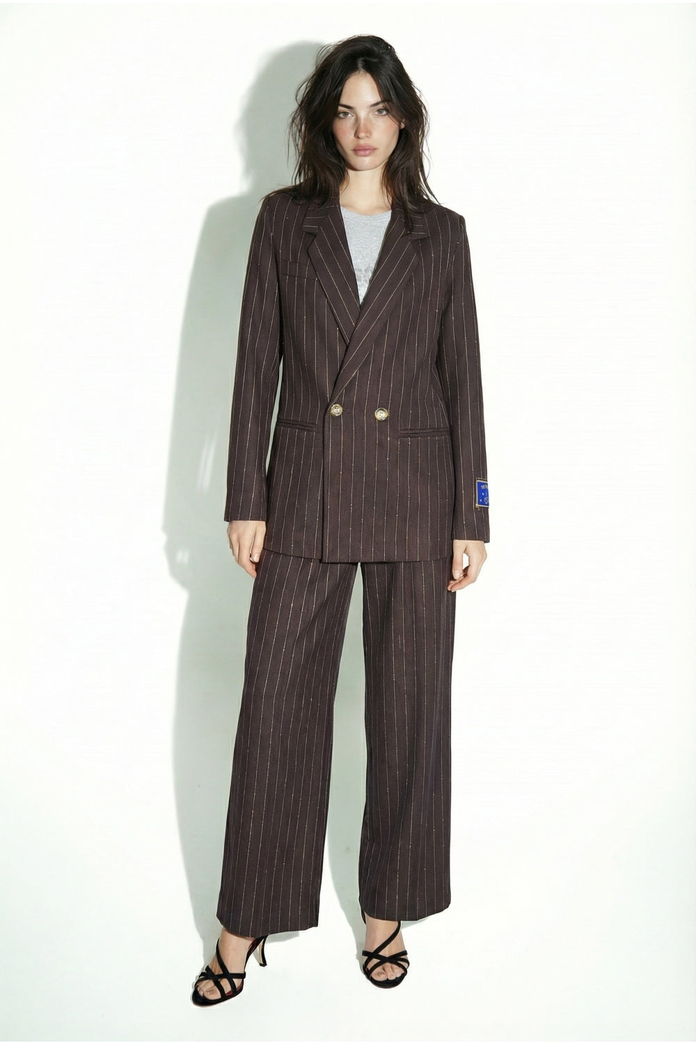 Blazer "Ema" coloris chocolat chez Imprévu