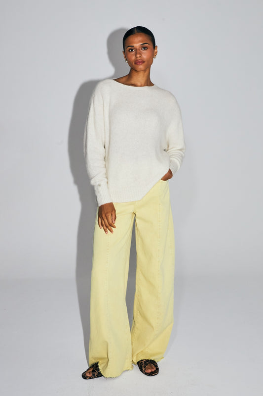 Jean large taille haute Imprévu