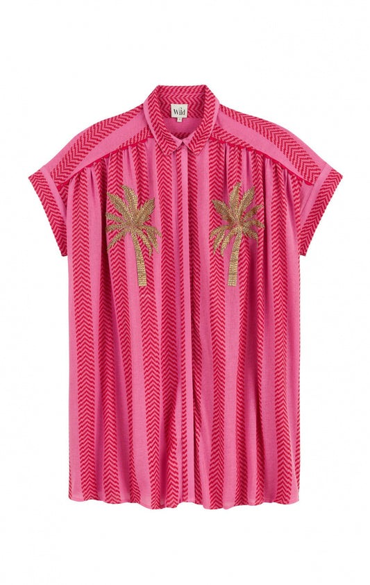 Robe oversize rayé Wild