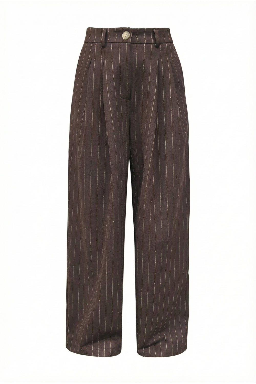 Pantalon "Astrid" coloris chocolat chez Imprévu