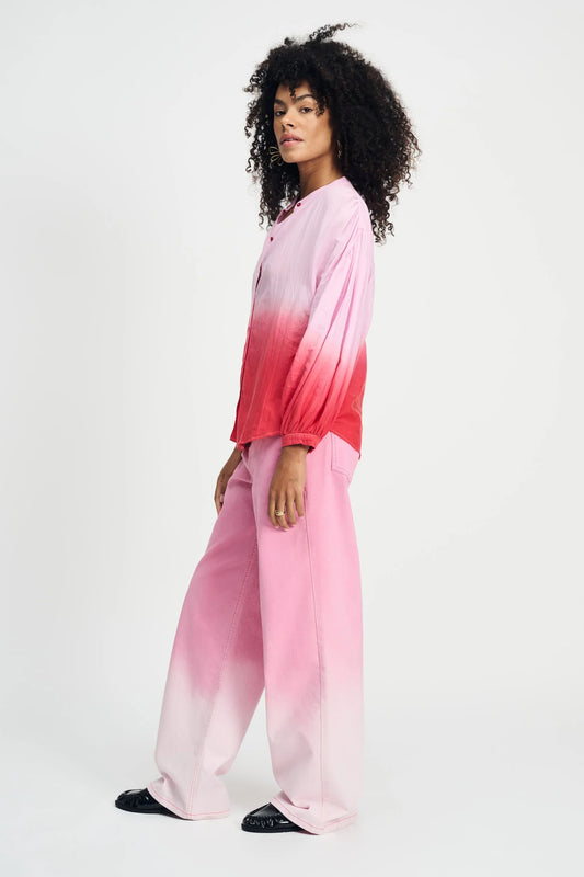 Blouse Tie&Dye Rose POM Amsterdam