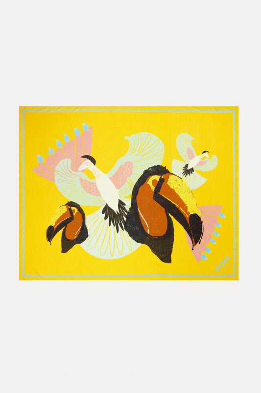 Foulard motif oiseaux POM Amsterdam