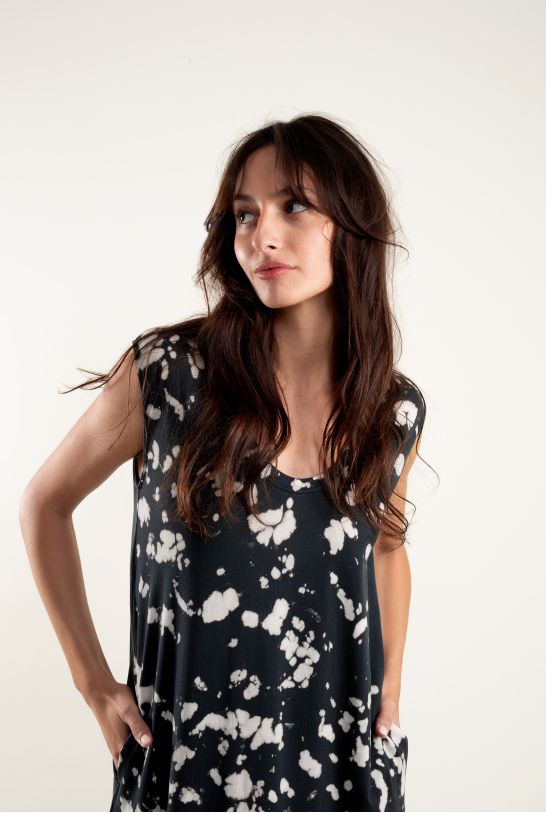 Robe sans manches Tie & Dye Drolatic